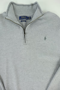 Ralph Lauren trui met kwart rits - L
