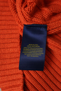 Ralph Lauren kabeltrui met ronde hals - M