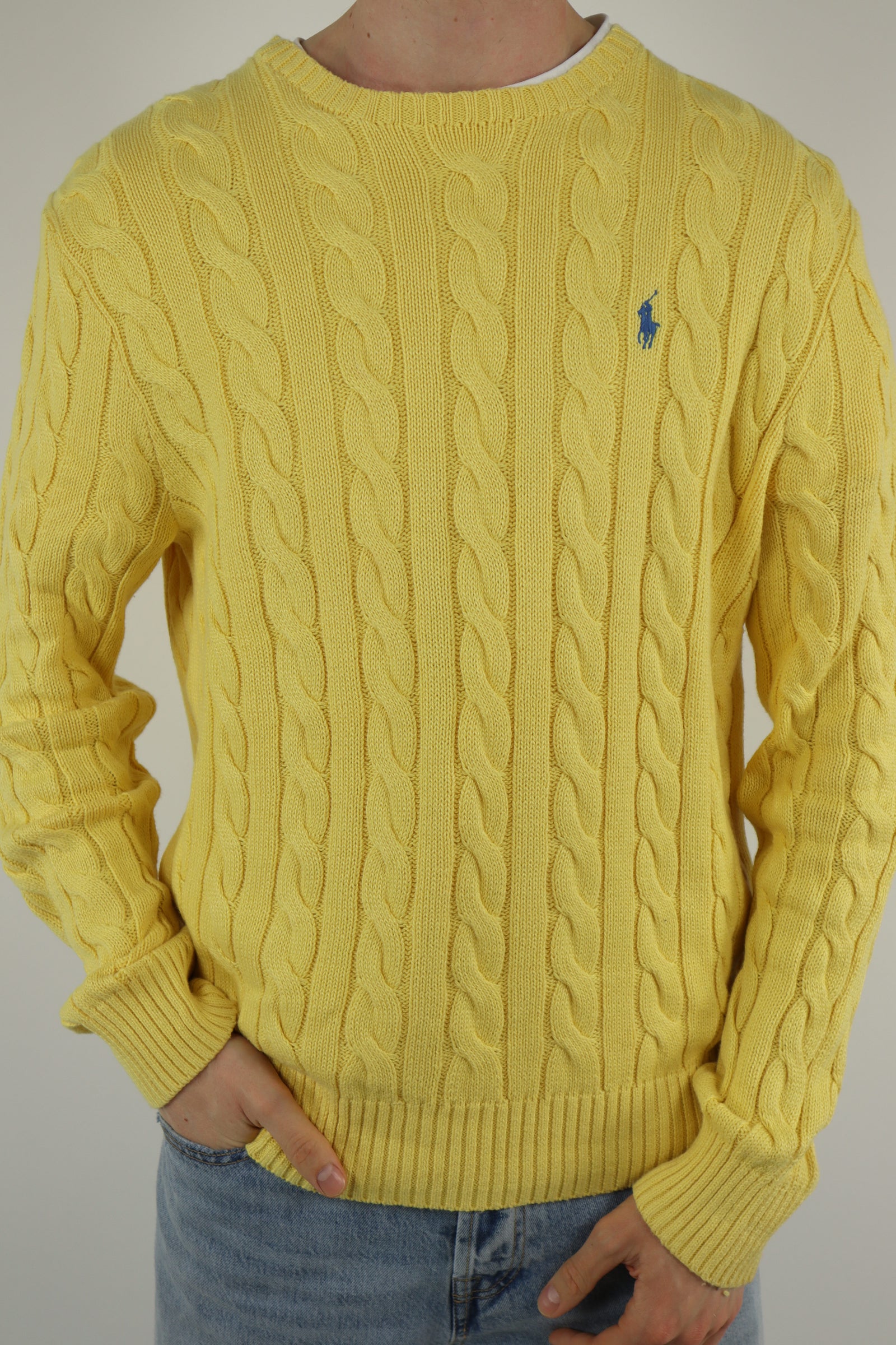 Ralph Lauren kabeltrui - M