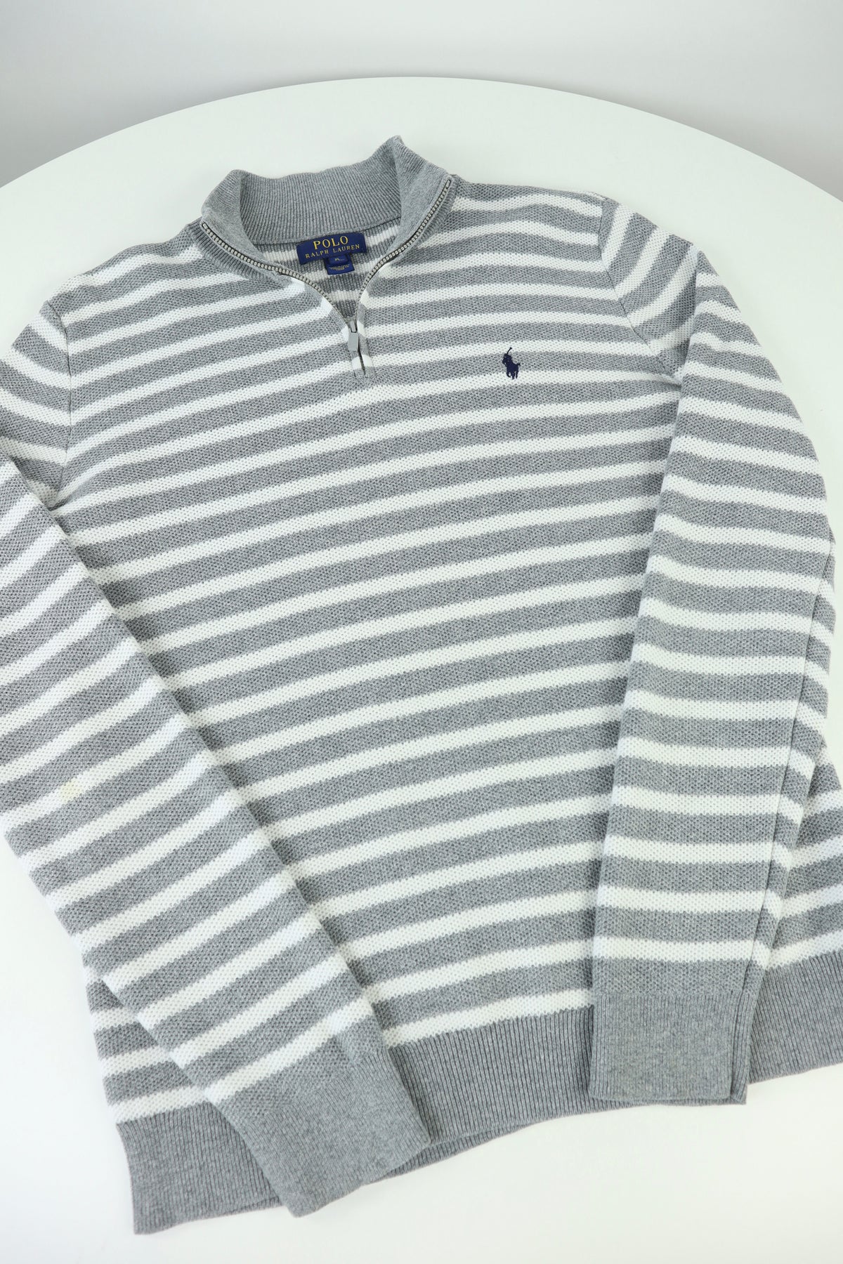 Ralph Lauren trui met kwart rits - S