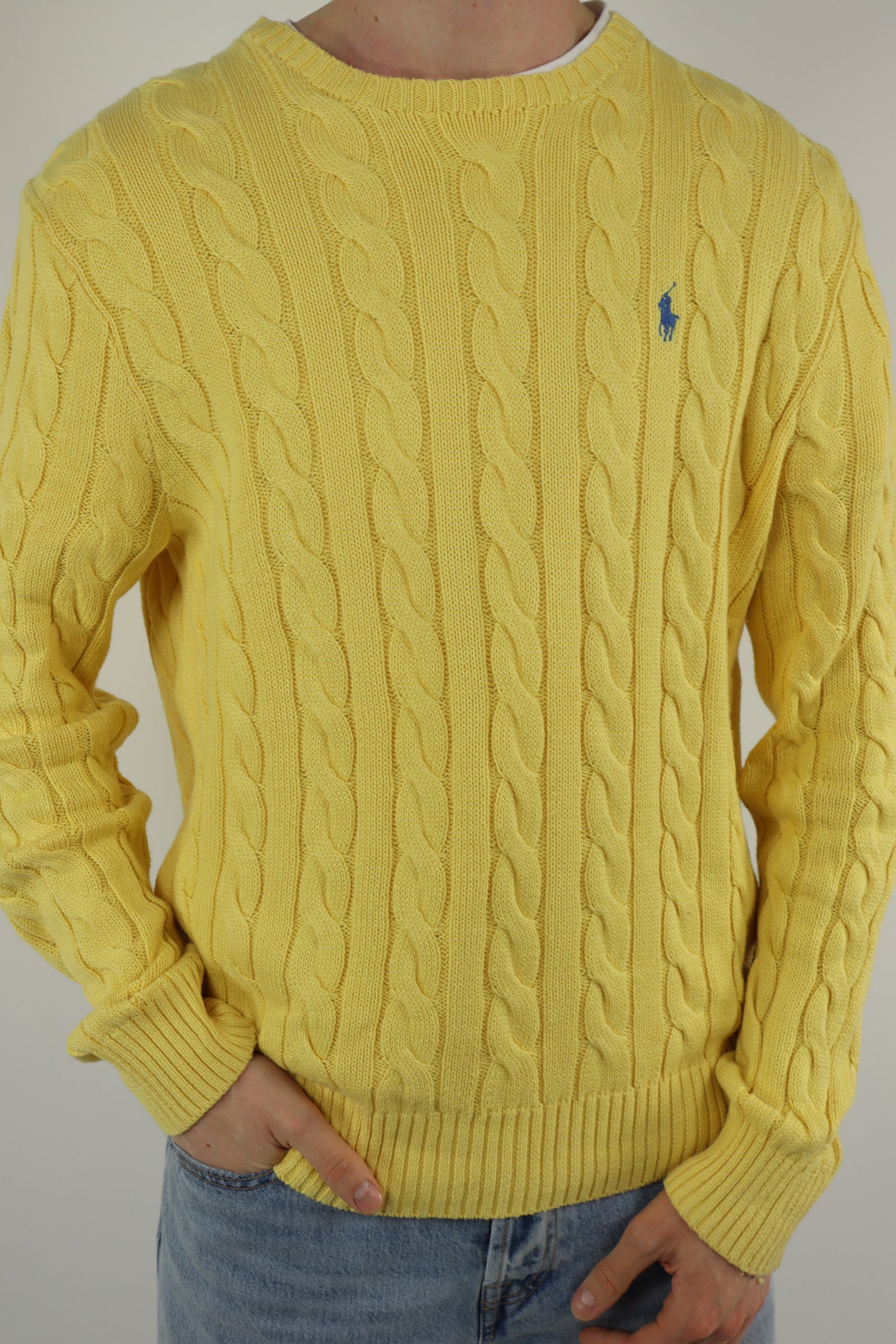 Ralph Lauren kabeltrui - M