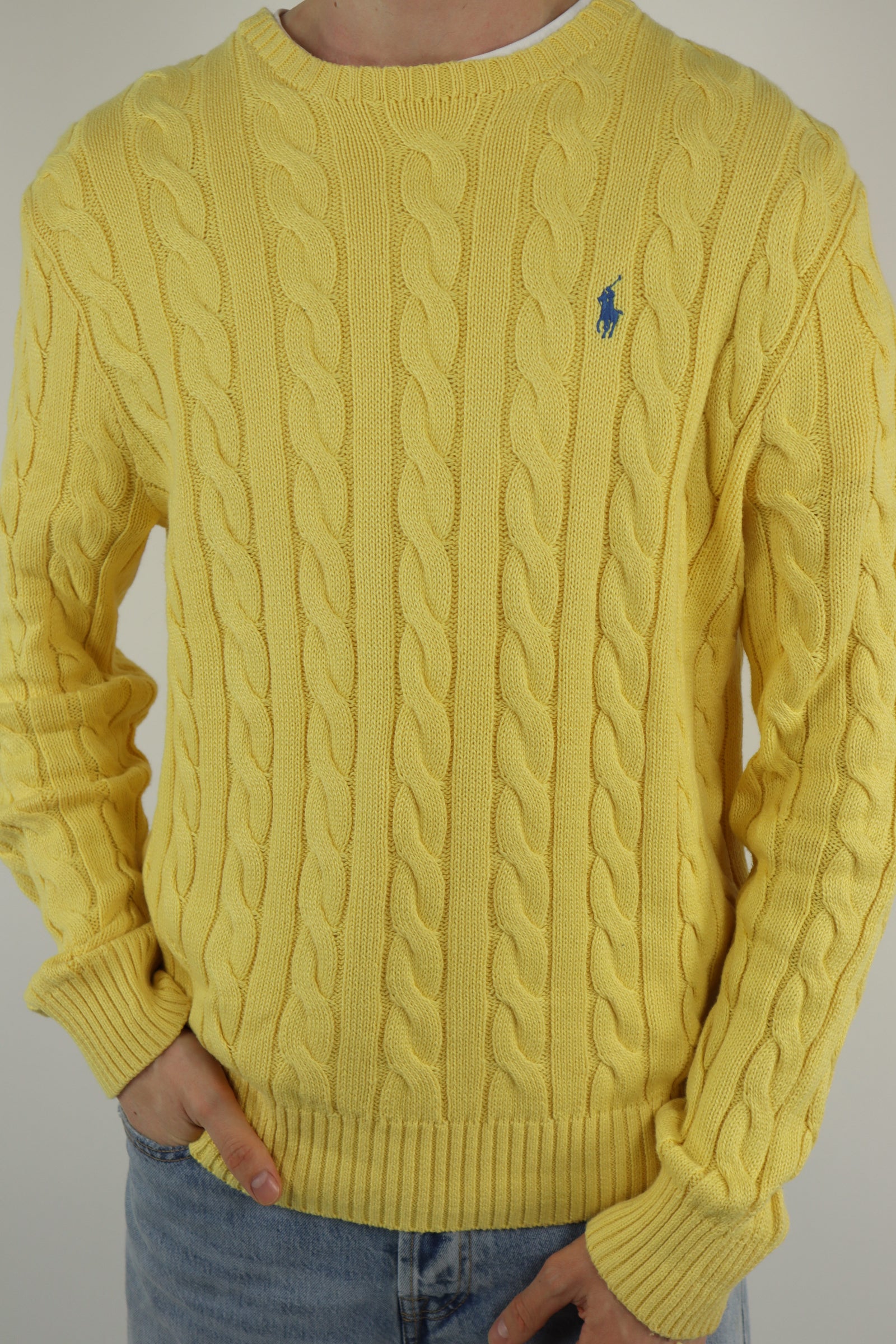 Ralph Lauren kabeltrui - M