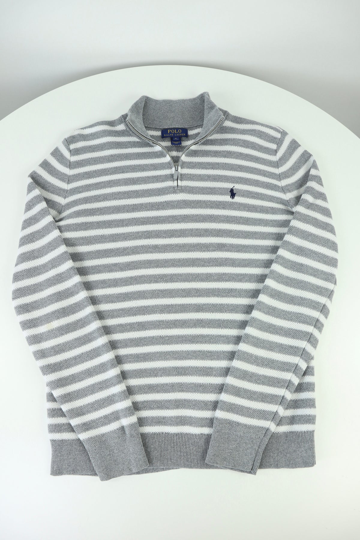 Ralph Lauren trui met kwart rits - S