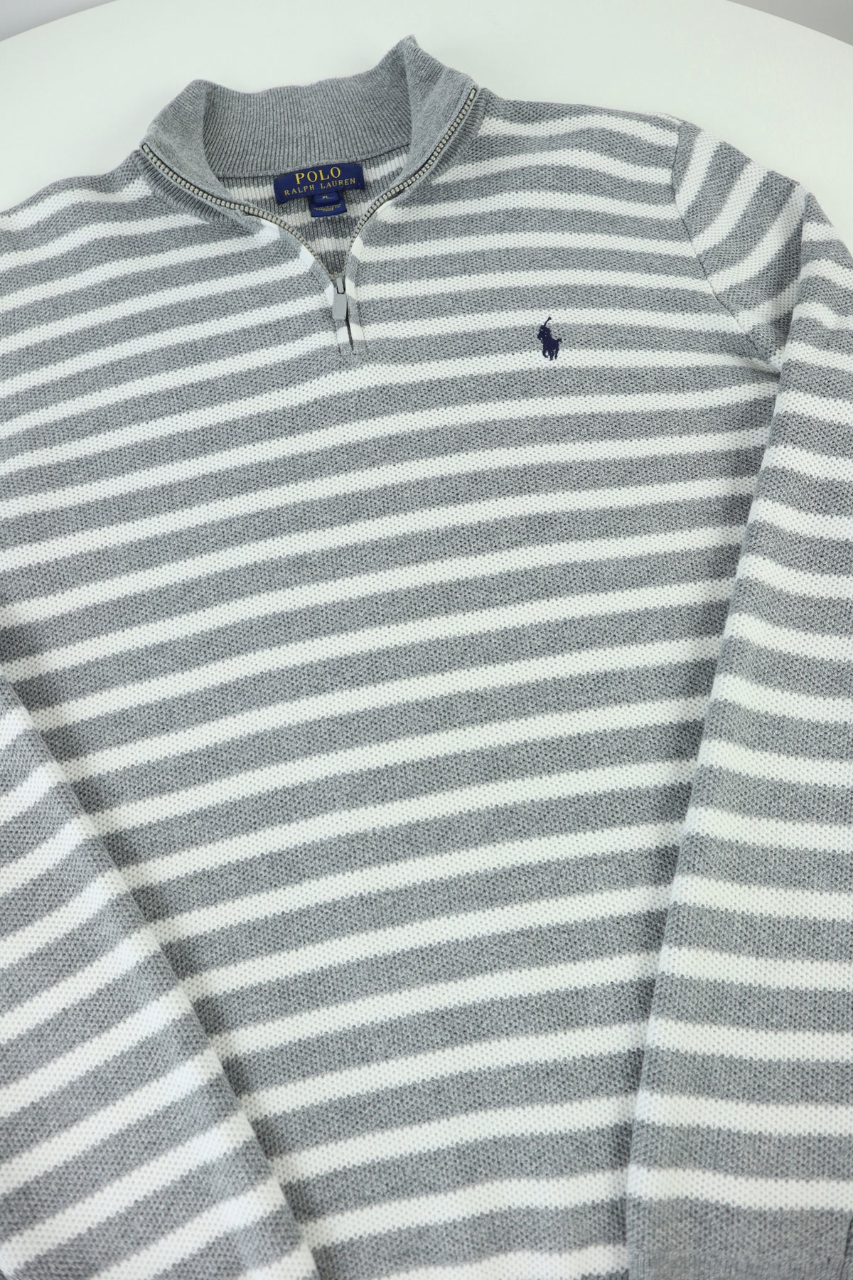 Ralph Lauren trui met kwart rits - S