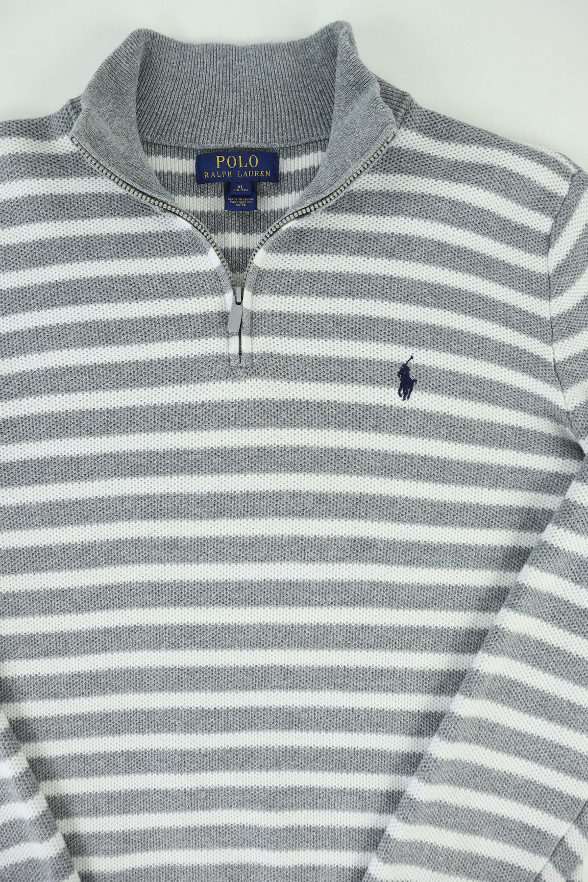 Ralph Lauren trui met kwart rits - S