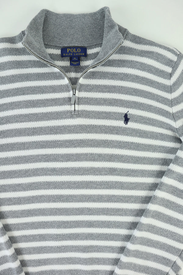 Ralph Lauren trui met kwart rits - S
