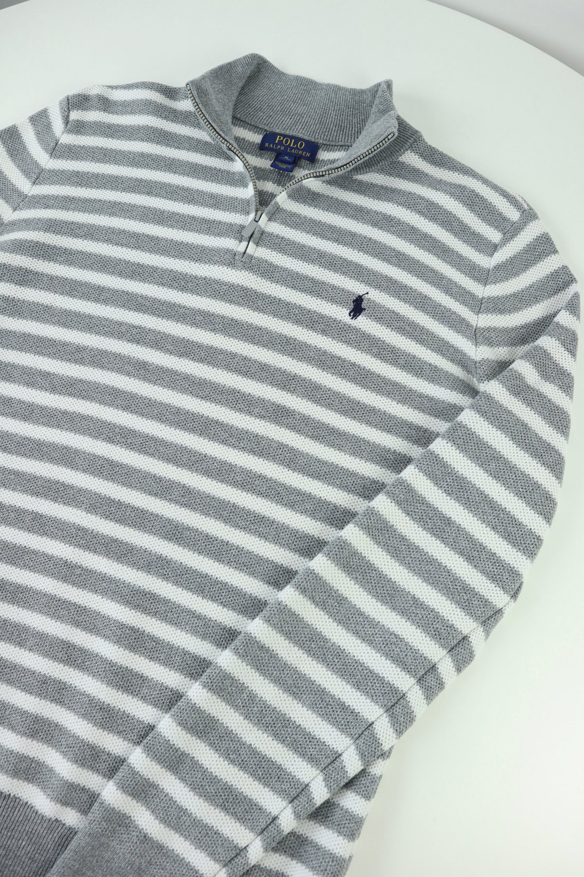 Ralph Lauren trui met kwart rits - S