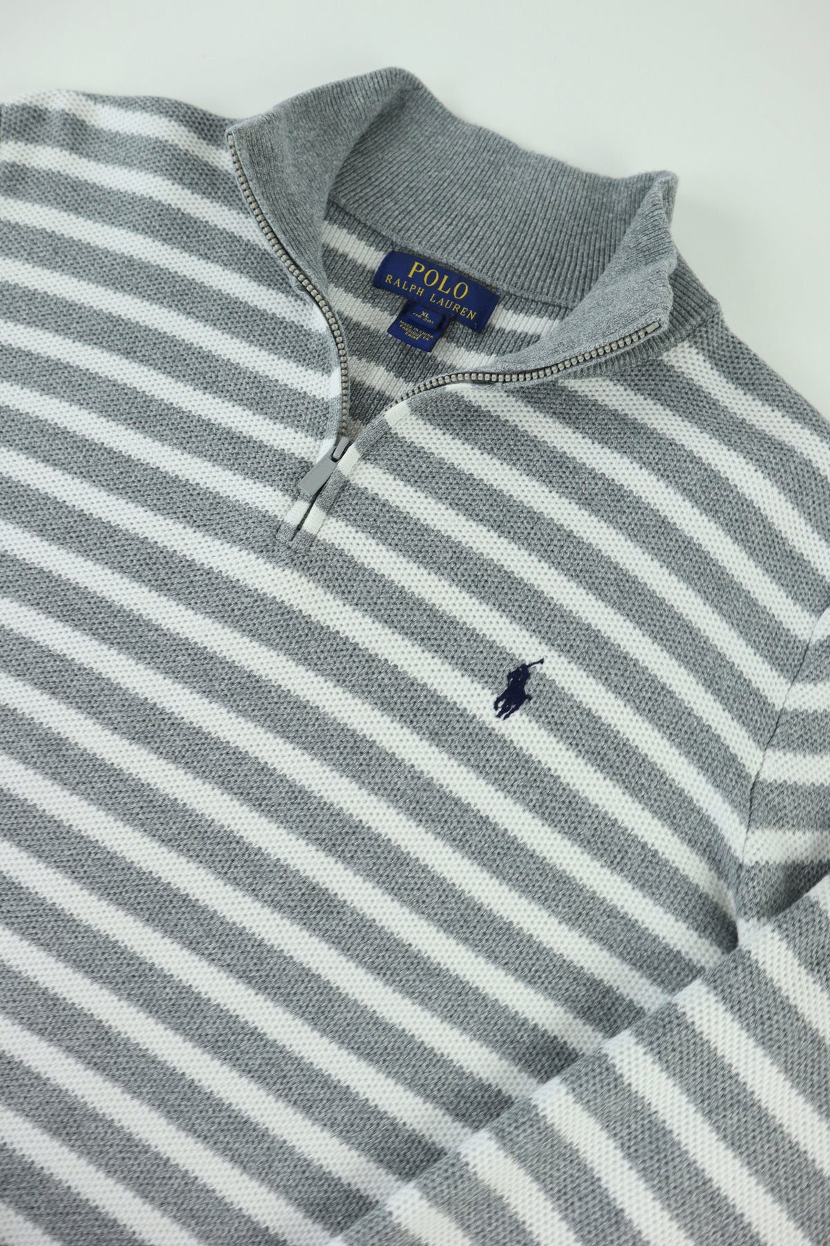 Ralph Lauren trui met kwart rits - S