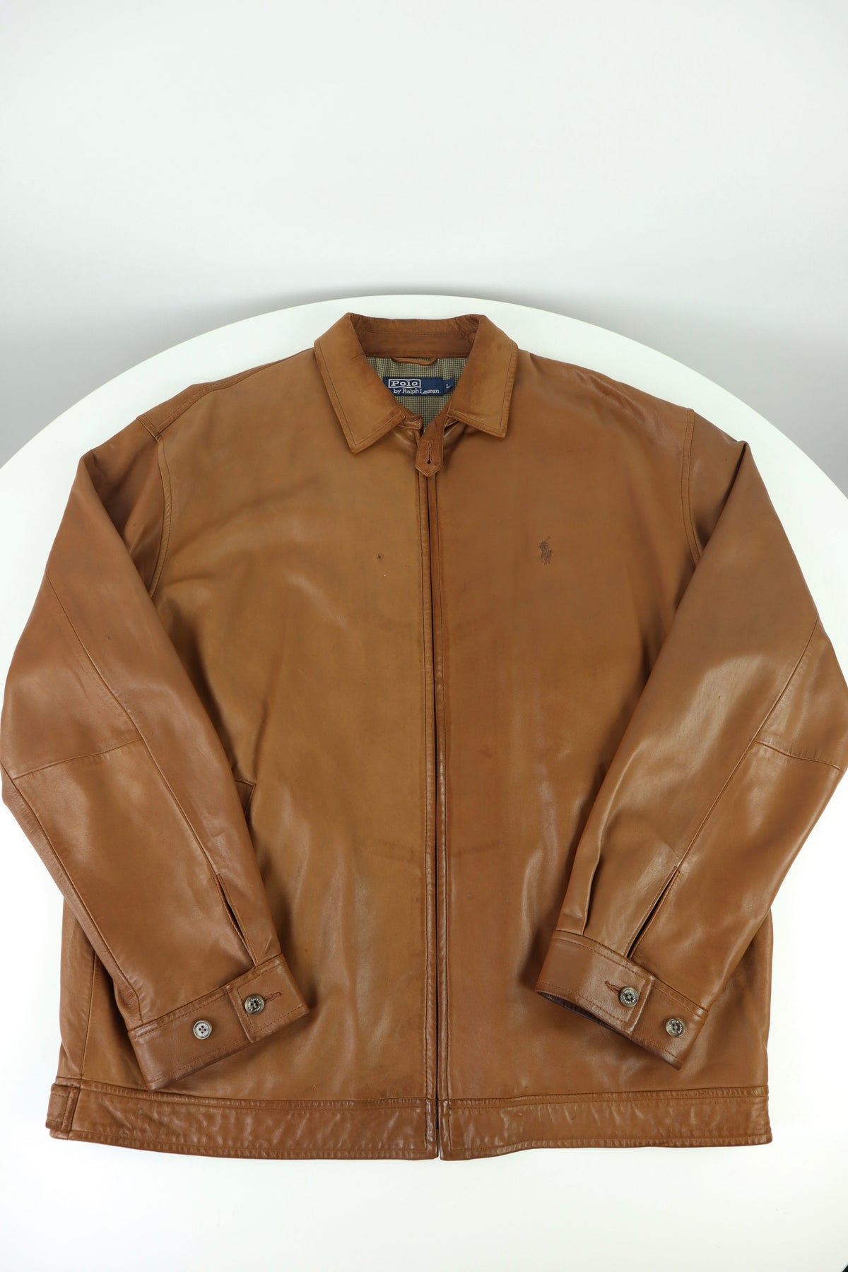 Ralph Lauren jas 100% lamsleer - L