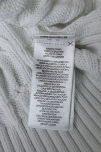 Ralph Lauren kabeltrui met ronde hals - S