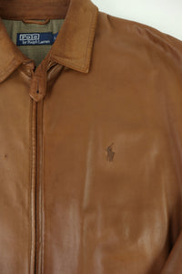 Ralph Lauren jas 100% lamsleer - L