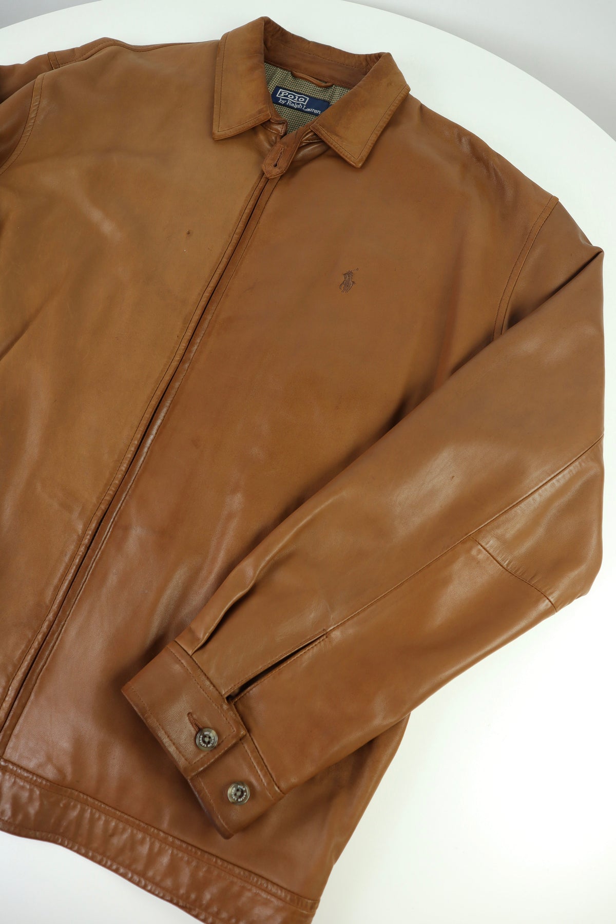 Ralph Lauren jas 100% lamsleer - L