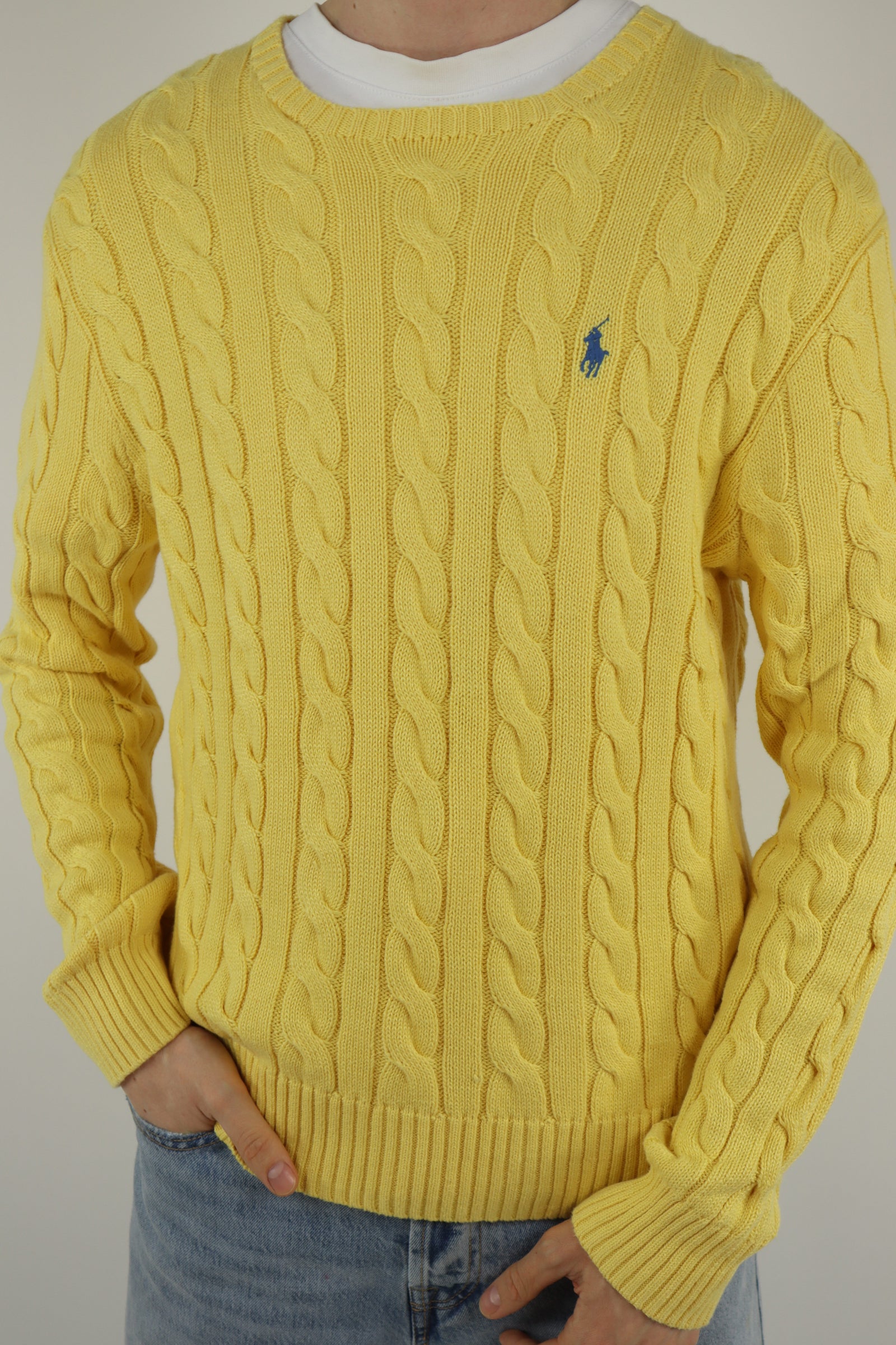 Ralph Lauren kabeltrui - M