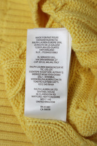 Ralph Lauren kabeltrui met ronde hals - M