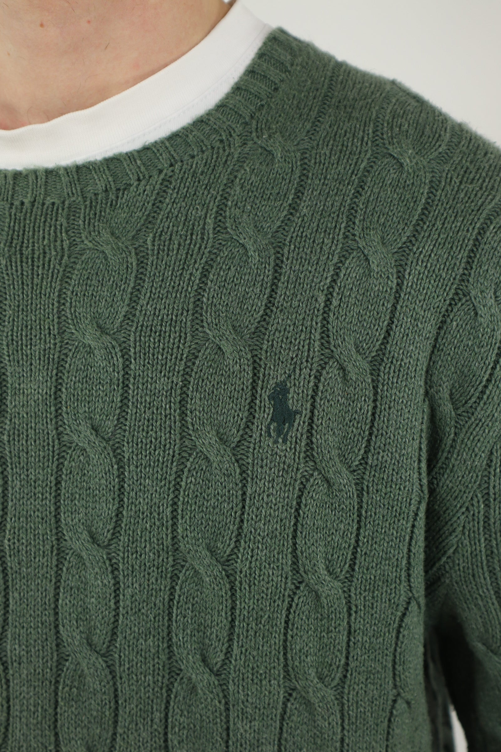 Ralph Lauren kabeltrui - M