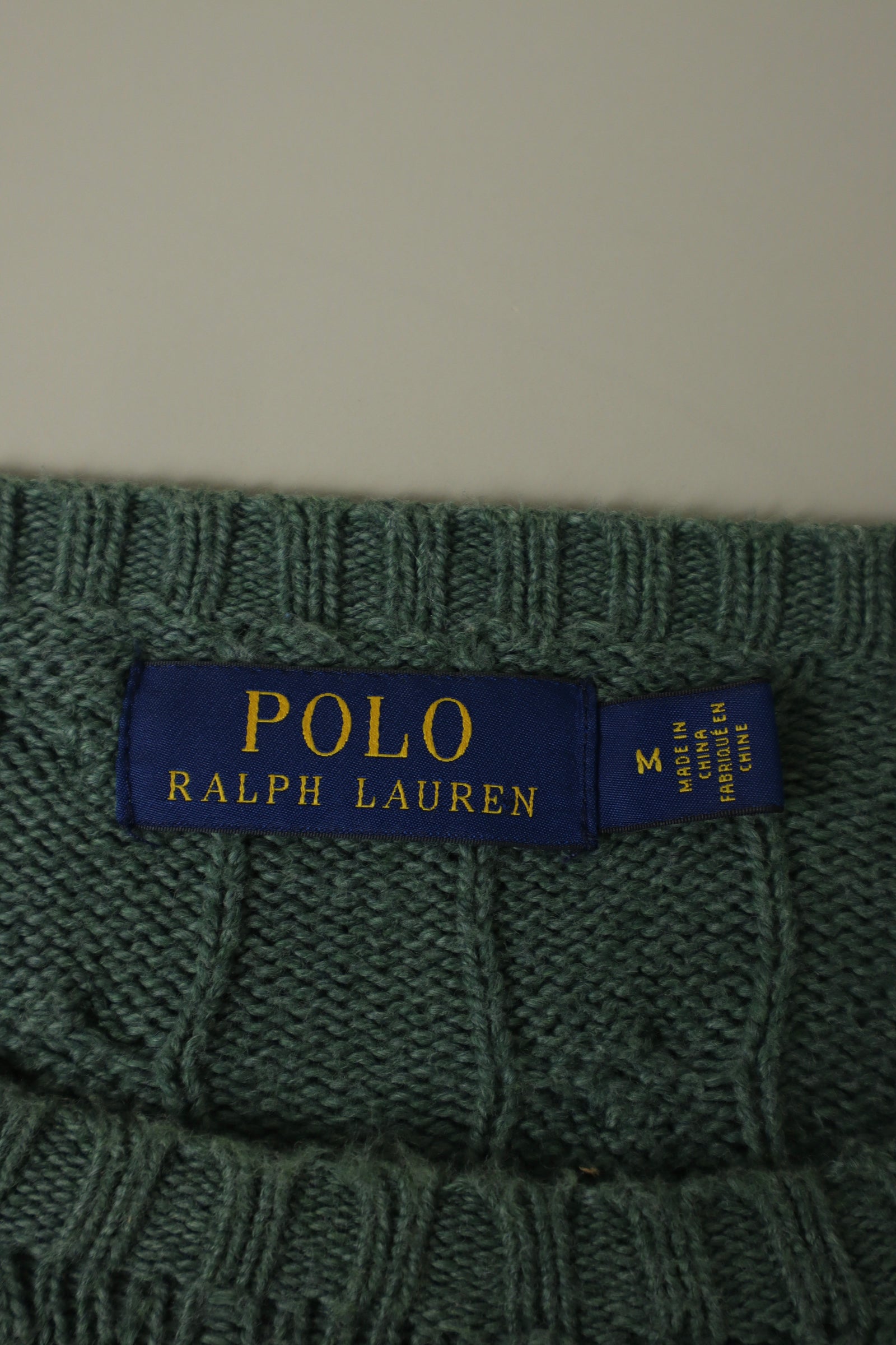Ralph Lauren kabeltrui - M