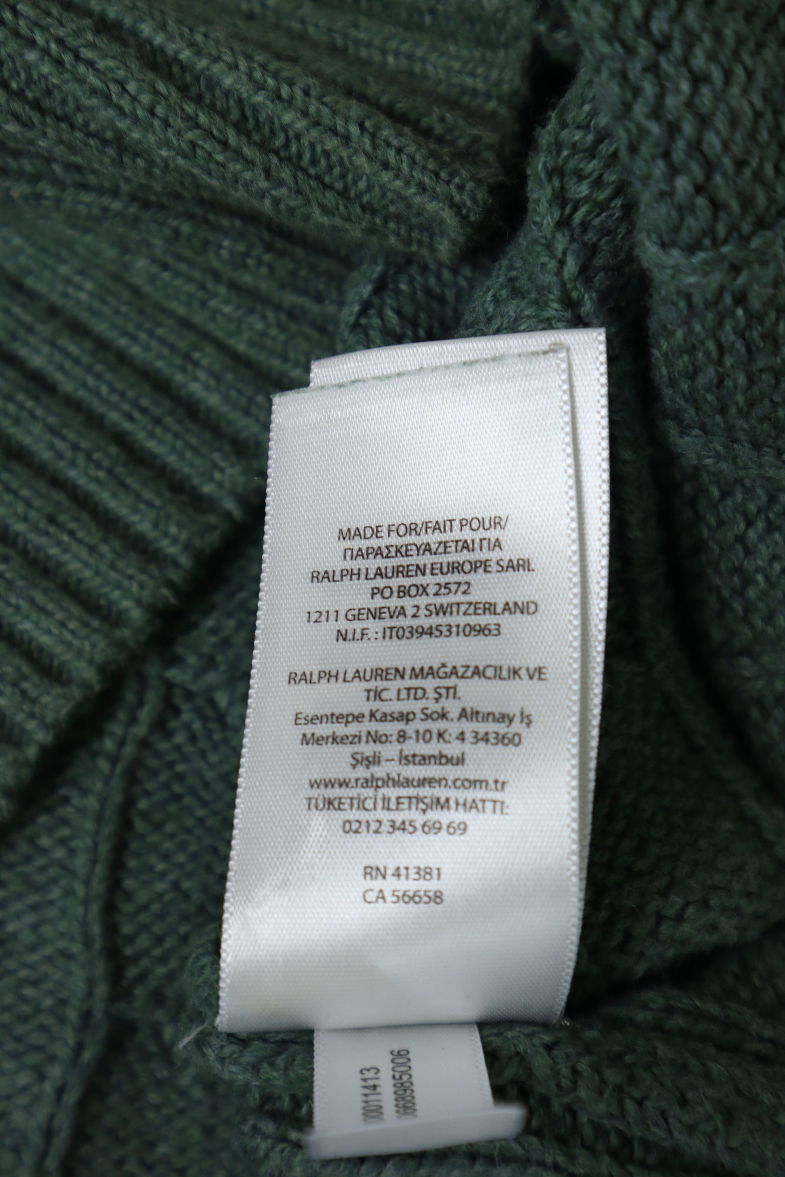 Ralph Lauren kabeltrui - M