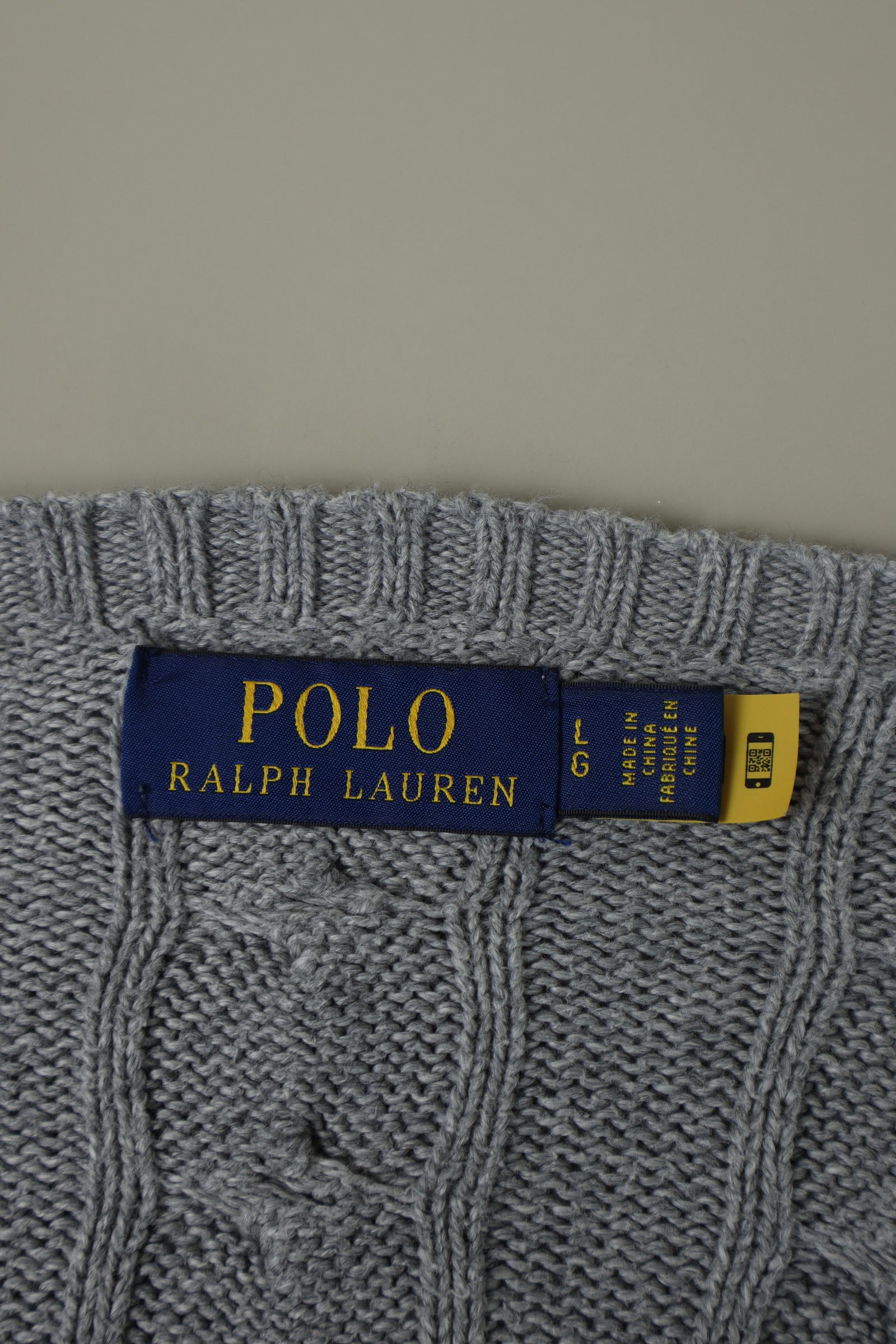 Ralph Lauren kabeltrui - L