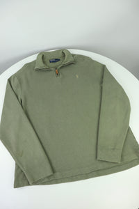 Ralph Lauren trui met kwart rits - L