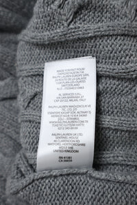 Ralph Lauren kabeltrui met ronde hals - L