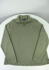 Ralph Lauren trui met kwart rits - L