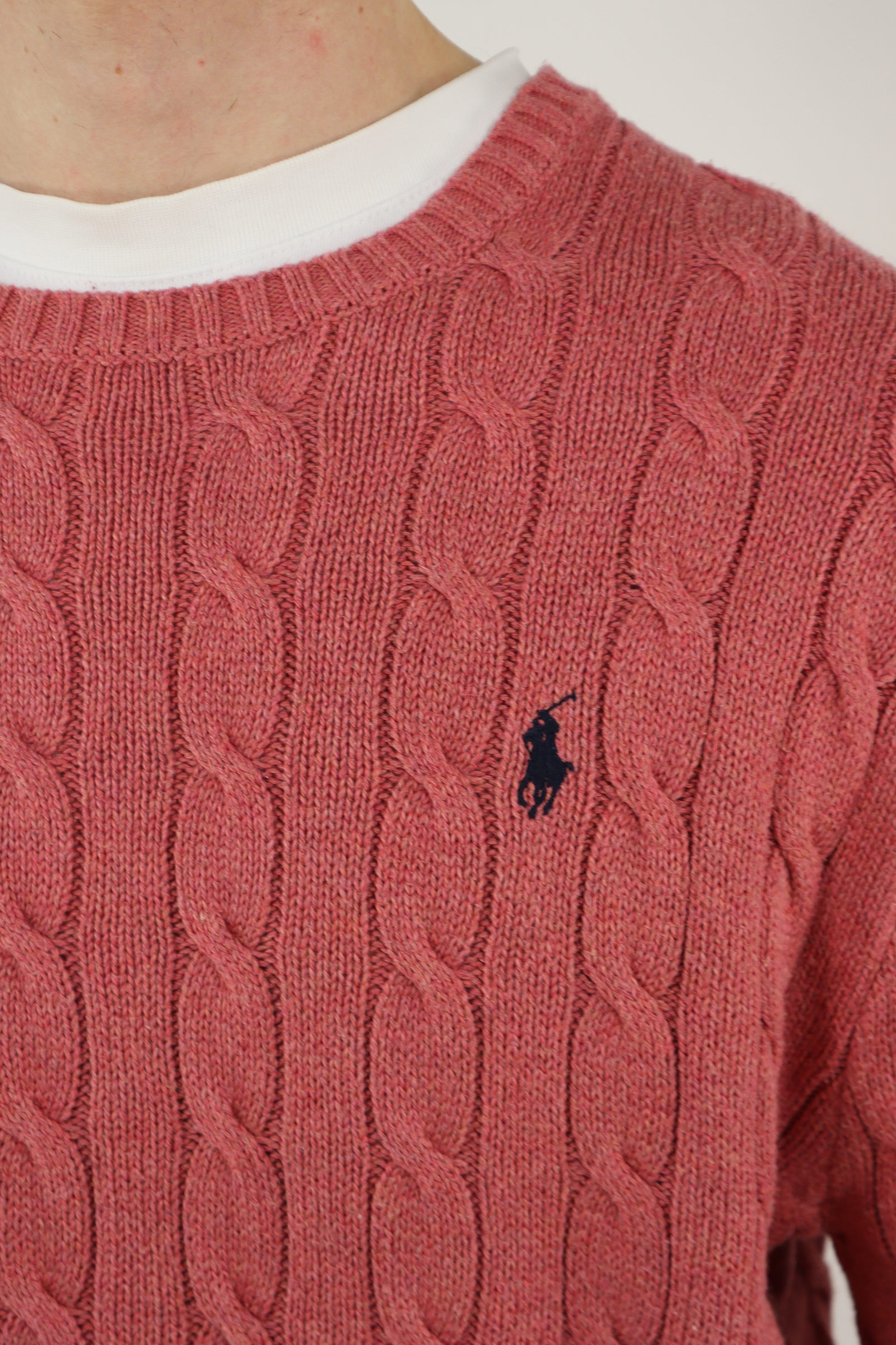 Ralph Lauren kabeltrui - L
