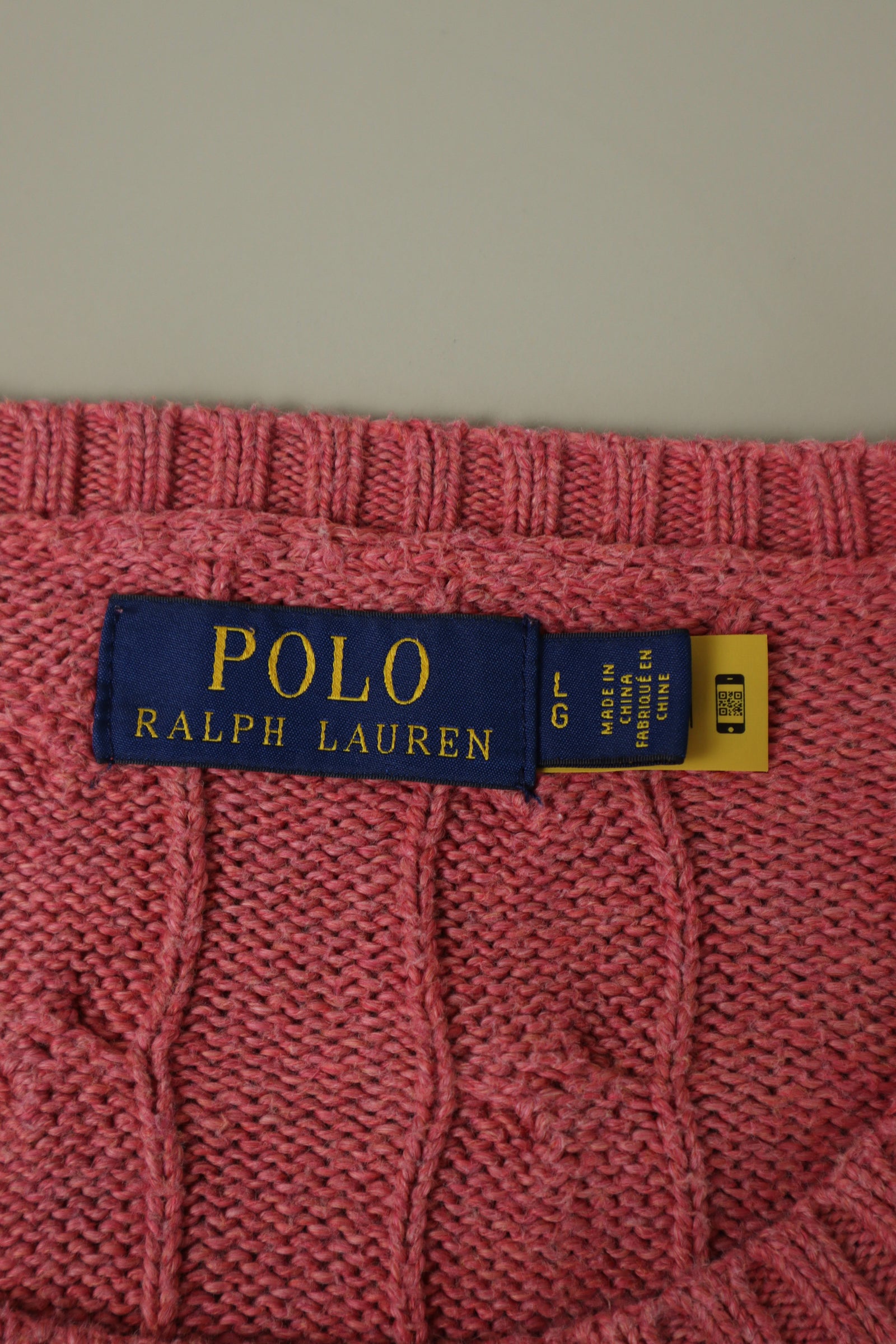 Ralph Lauren kabeltrui - L