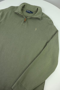 Ralph Lauren trui met kwart rits - L