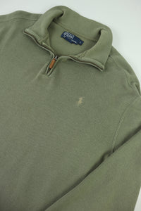Ralph Lauren trui met kwart rits - L