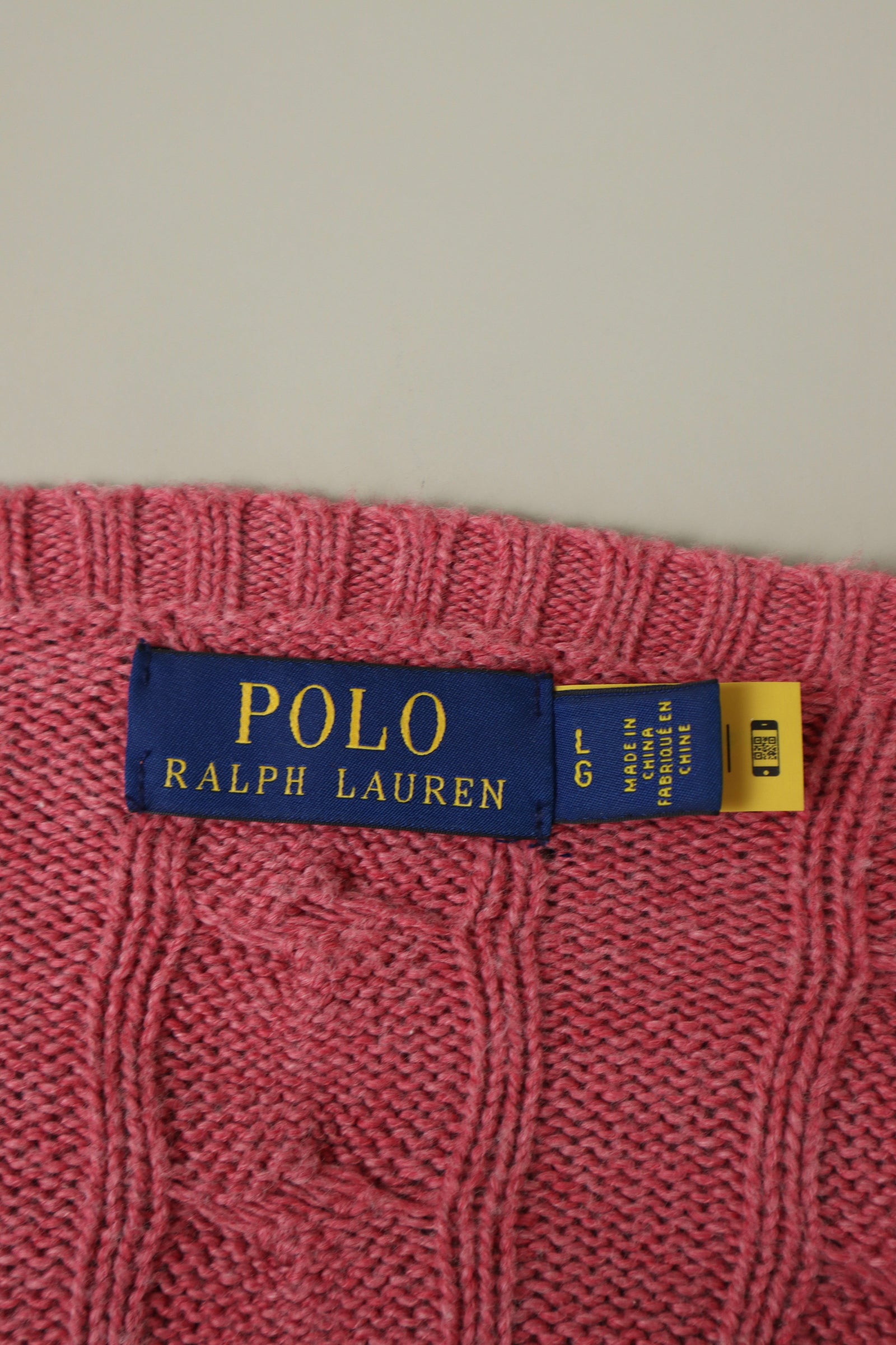 Ralph Lauren kabeltrui - L