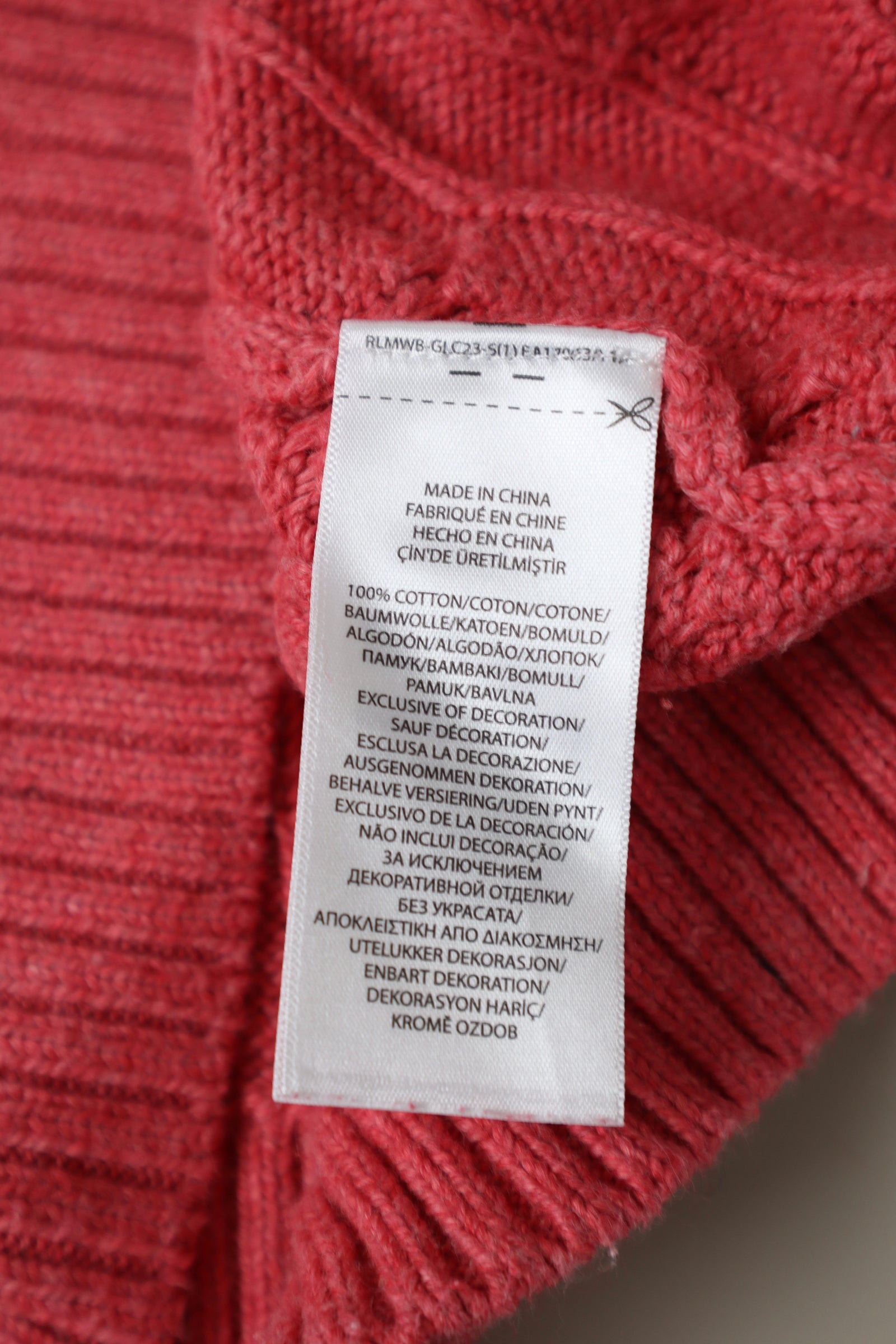 Ralph Lauren kabeltrui - L