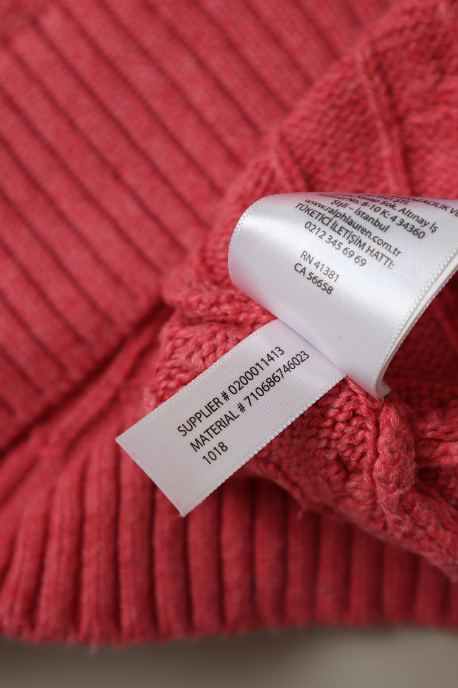Ralph Lauren kabeltrui - L