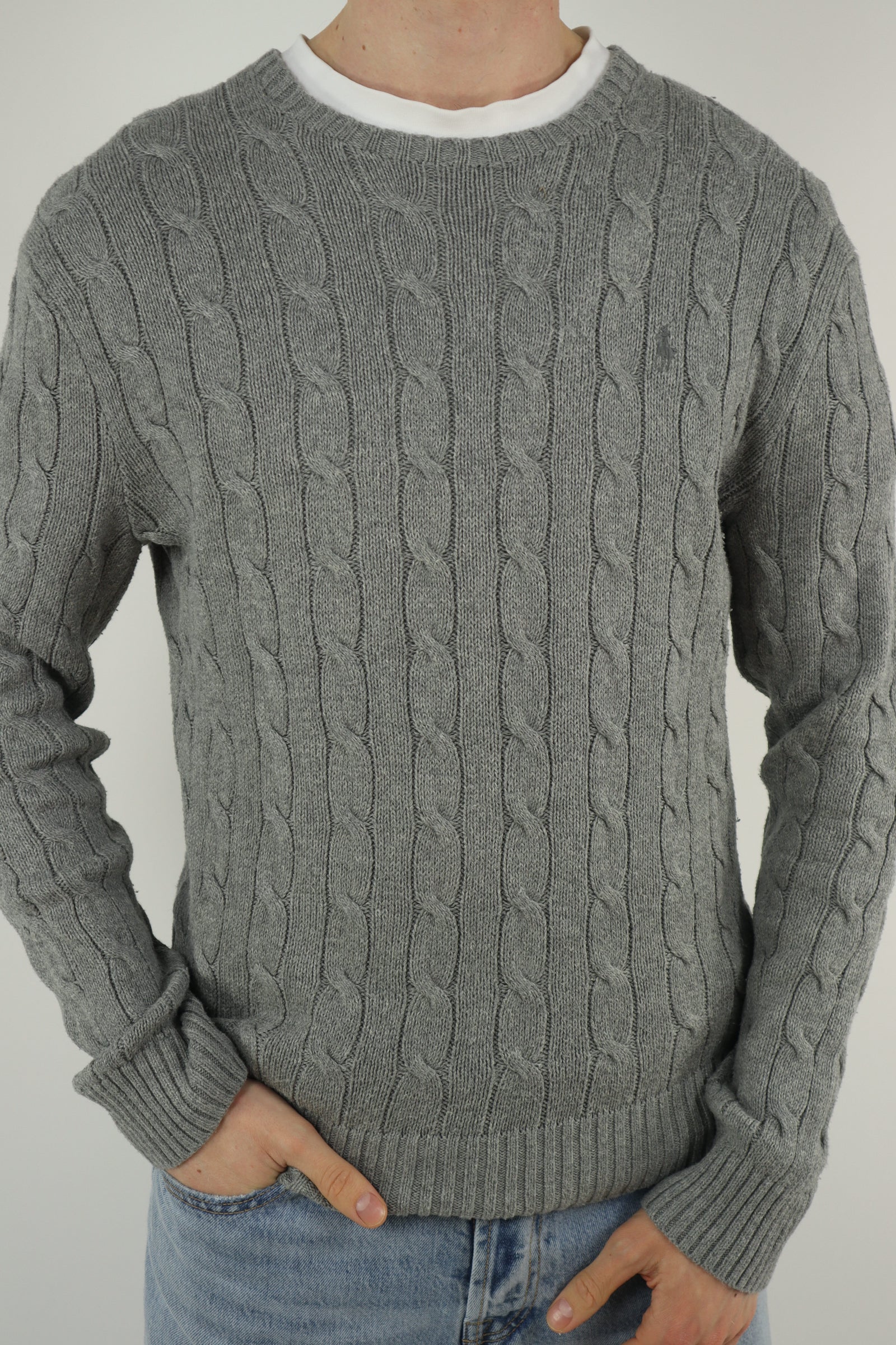 Ralph Lauren kabeltrui - M