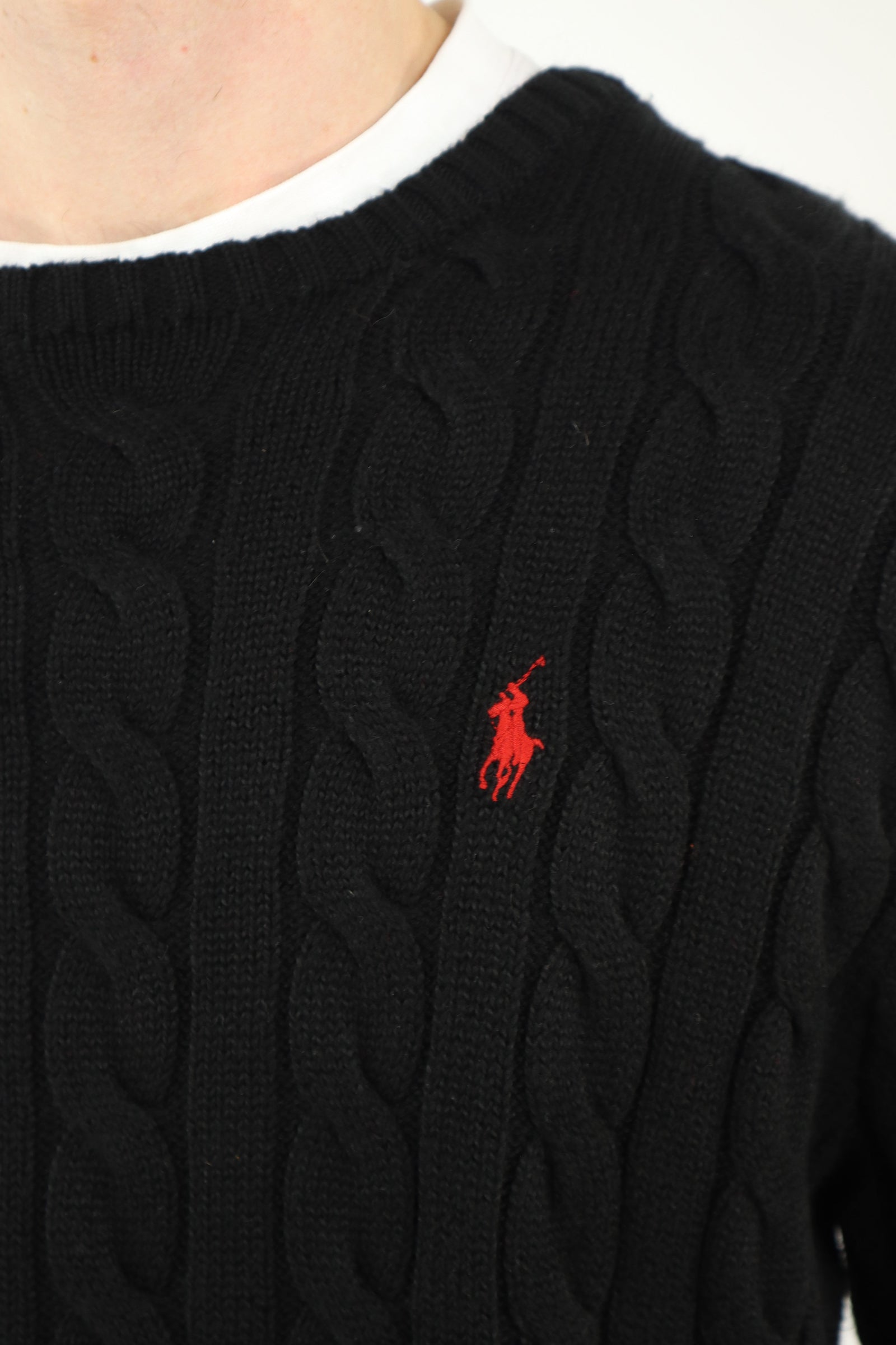 Ralph Lauren kabeltrui - M