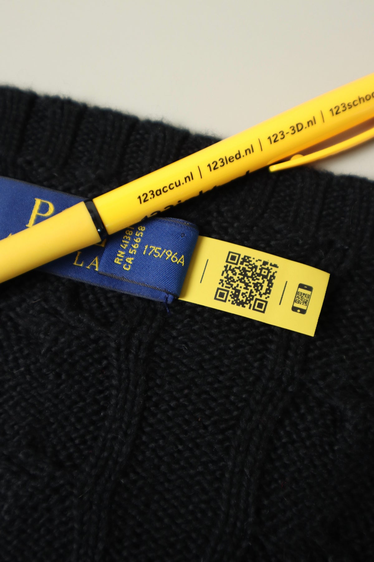 Ralph Lauren kabeltrui met ronde hals - M