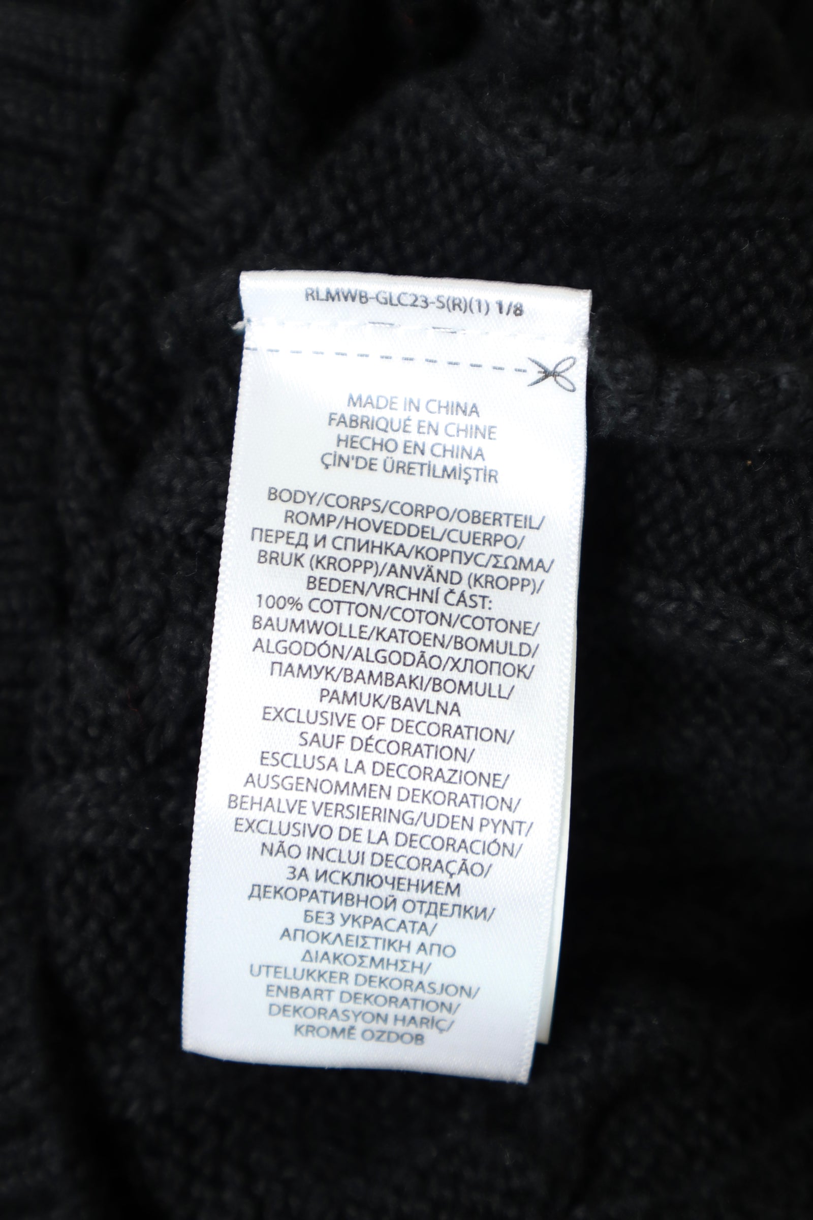 Ralph Lauren kabeltrui - M