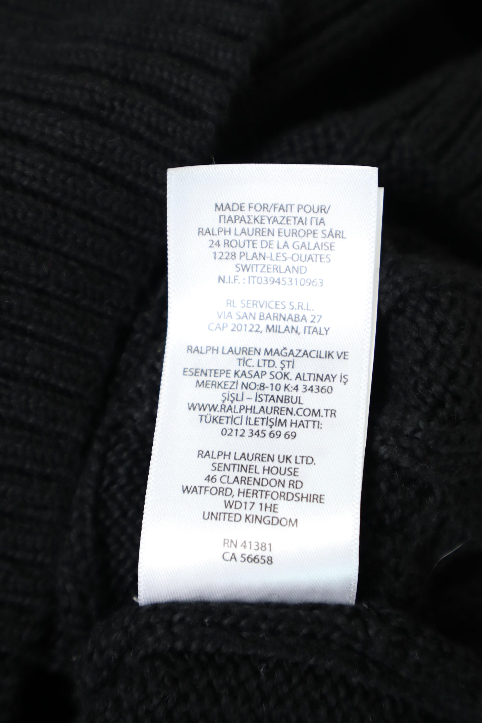 Ralph Lauren kabeltrui - M