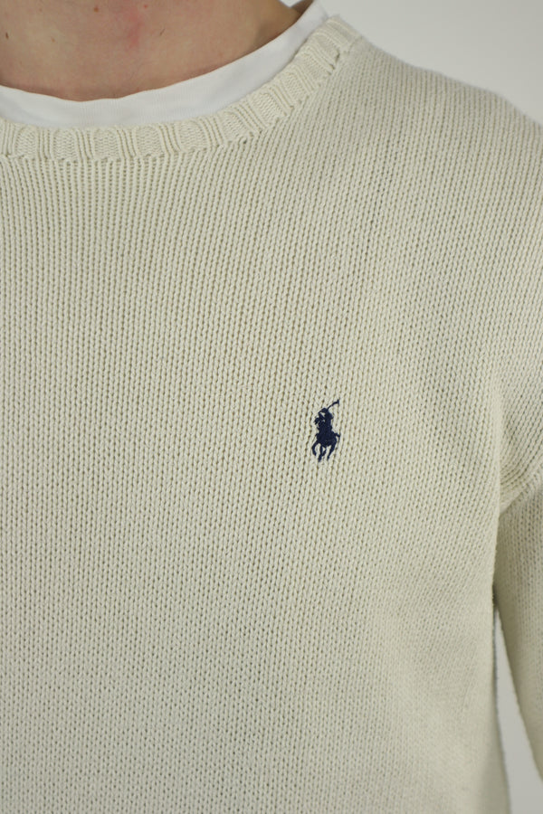 Ralph Lauren trui met ronde hals - S