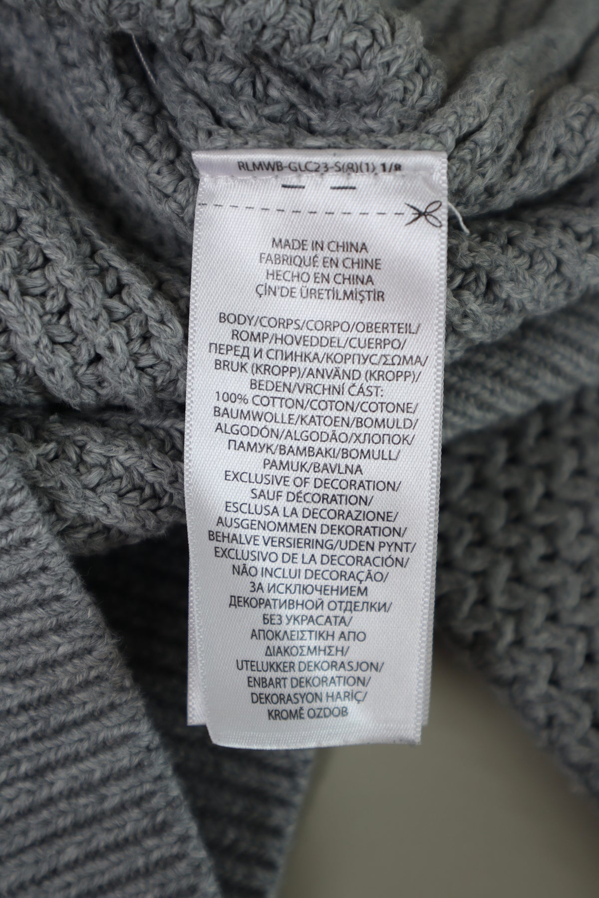 Ralph Lauren trui met ronde hals - S