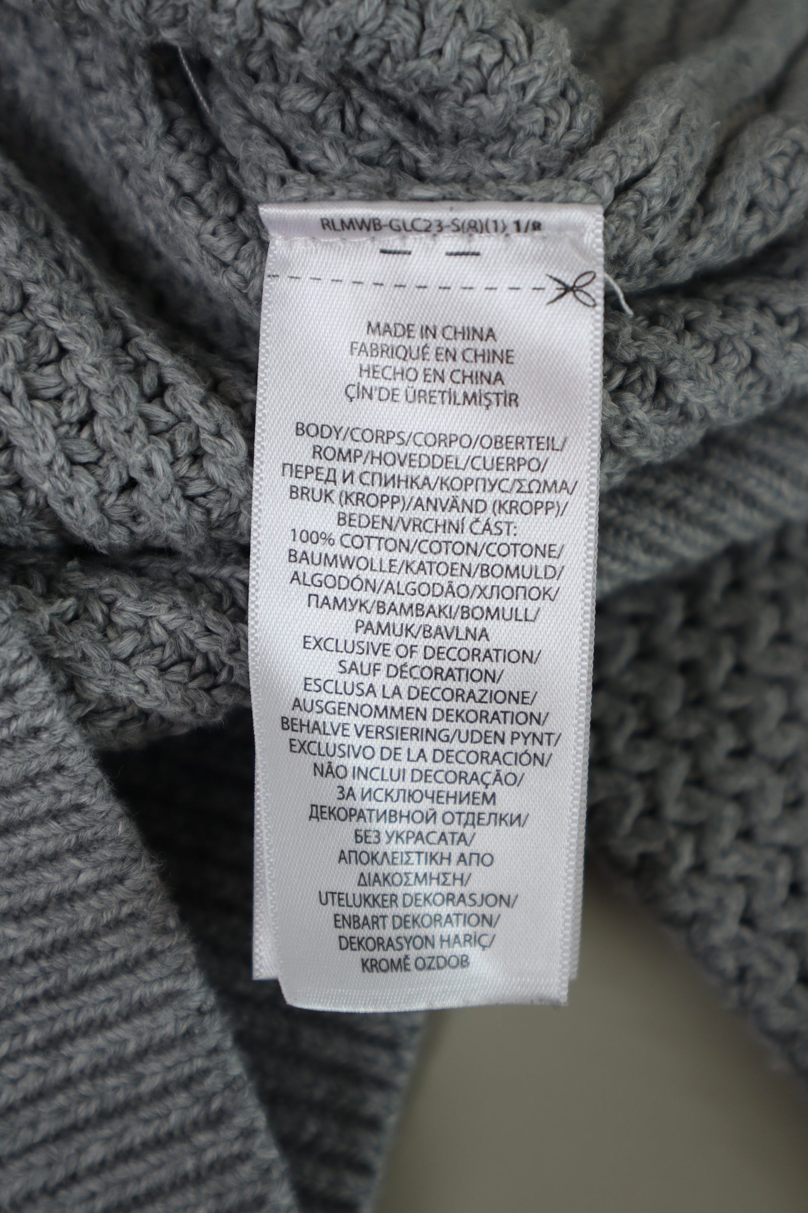 Ralph Lauren trui met ronde hals - S