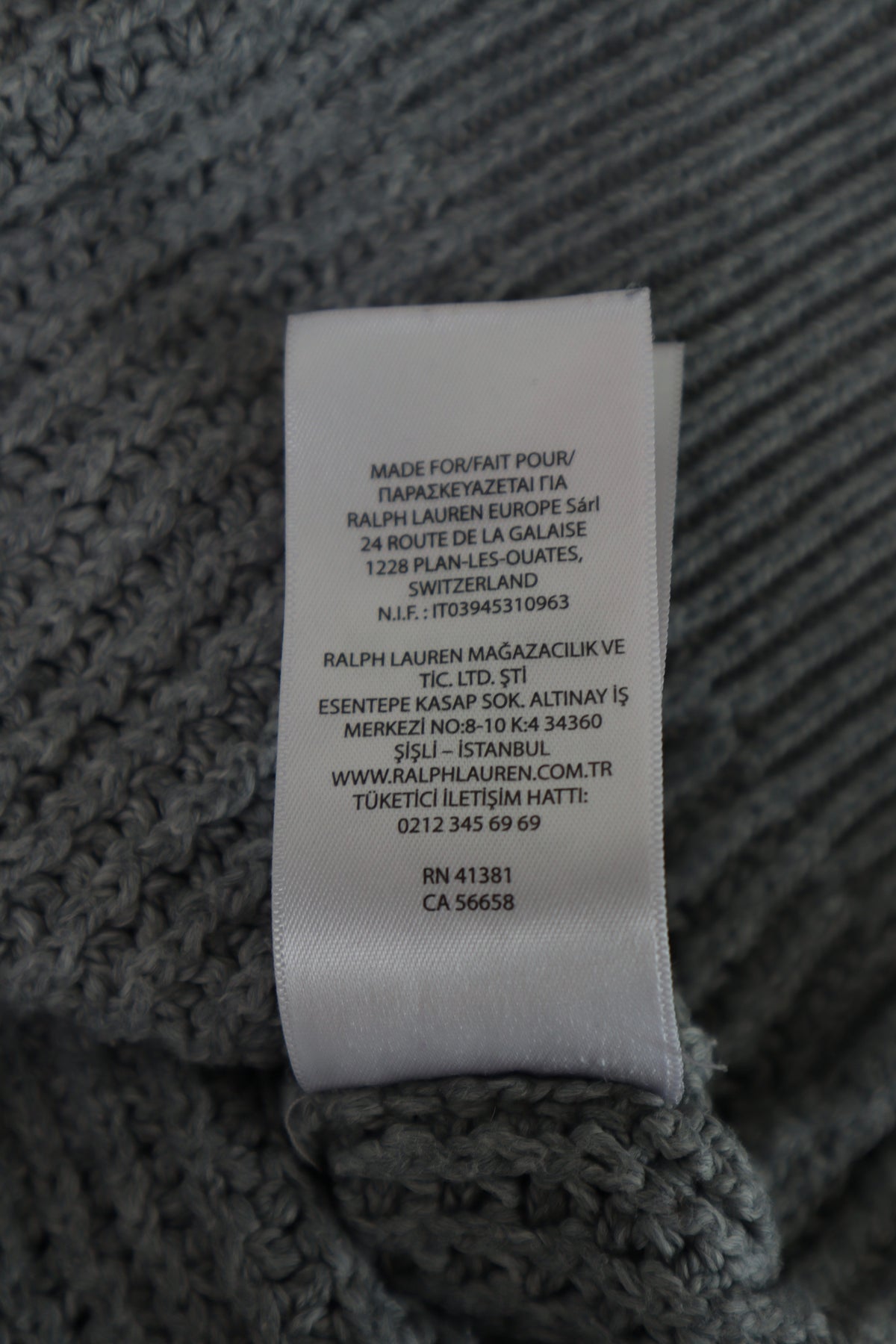 Ralph Lauren trui met ronde hals - S
