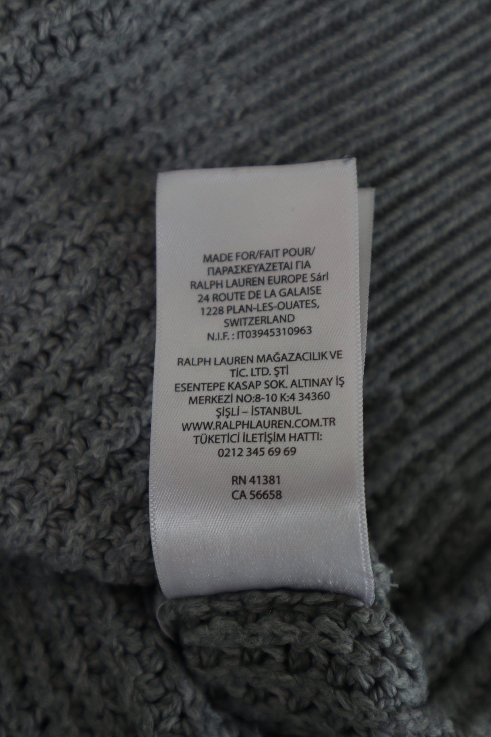 Ralph Lauren trui met ronde hals - S
