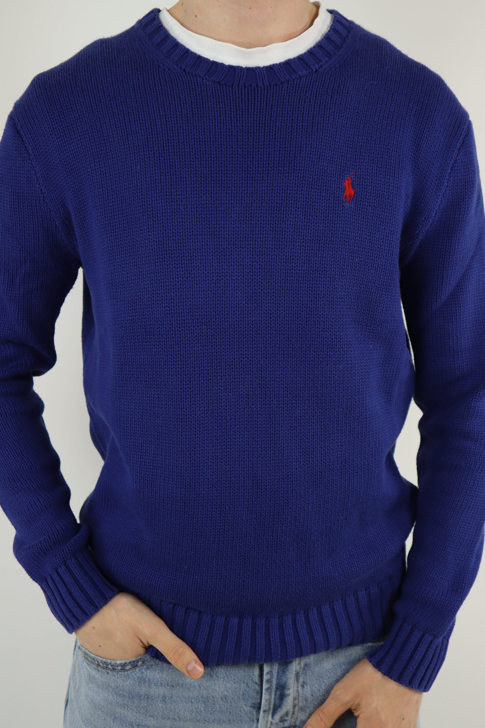 Ralph Lauren trui met ronde hals - S