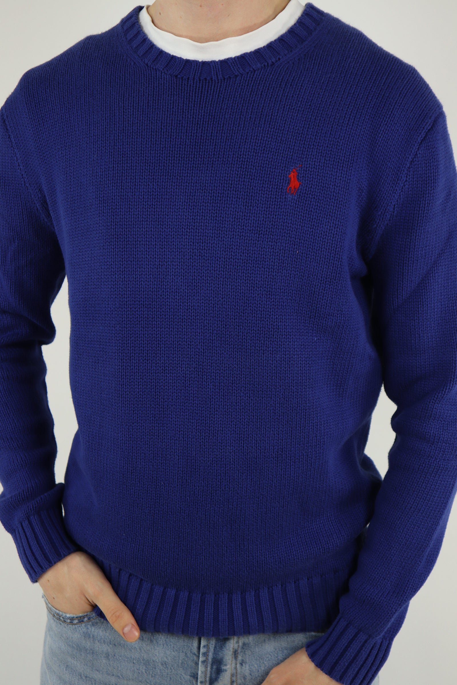 Ralph Lauren trui met ronde hals - S