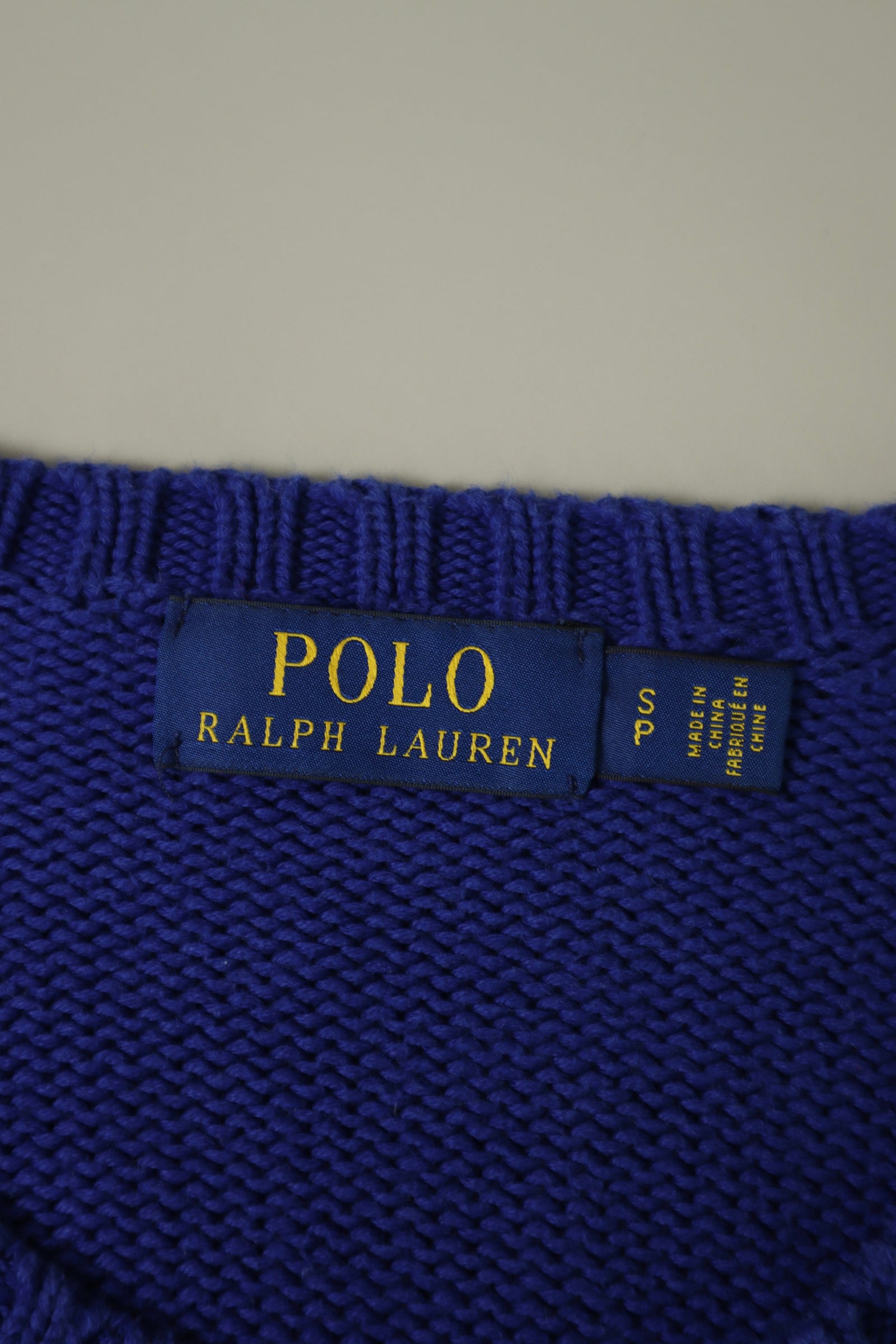 Ralph Lauren trui met ronde hals - S