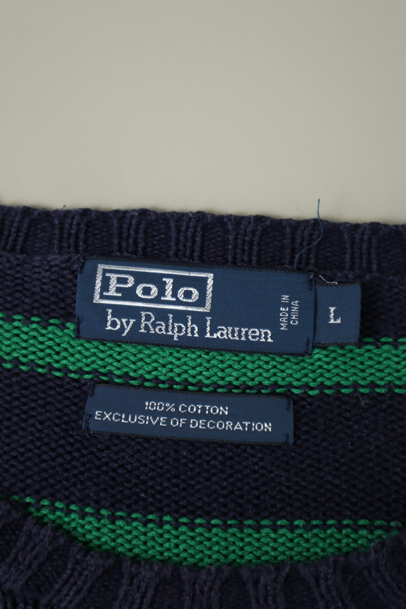 Ralph Lauren trui met ronde hals - M