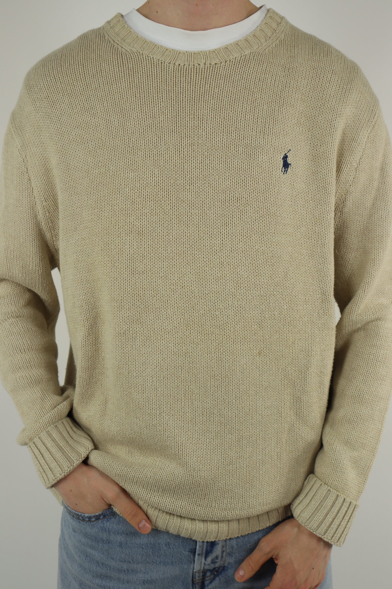 Ralph Lauren trui met ronde hals - L