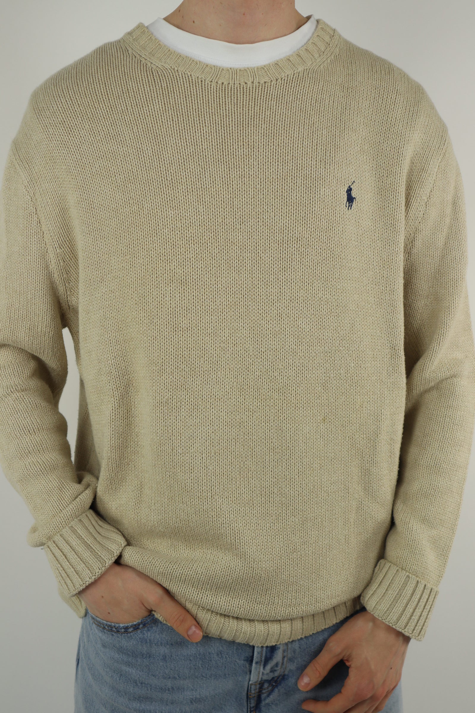 Ralph Lauren trui met ronde hals - L
