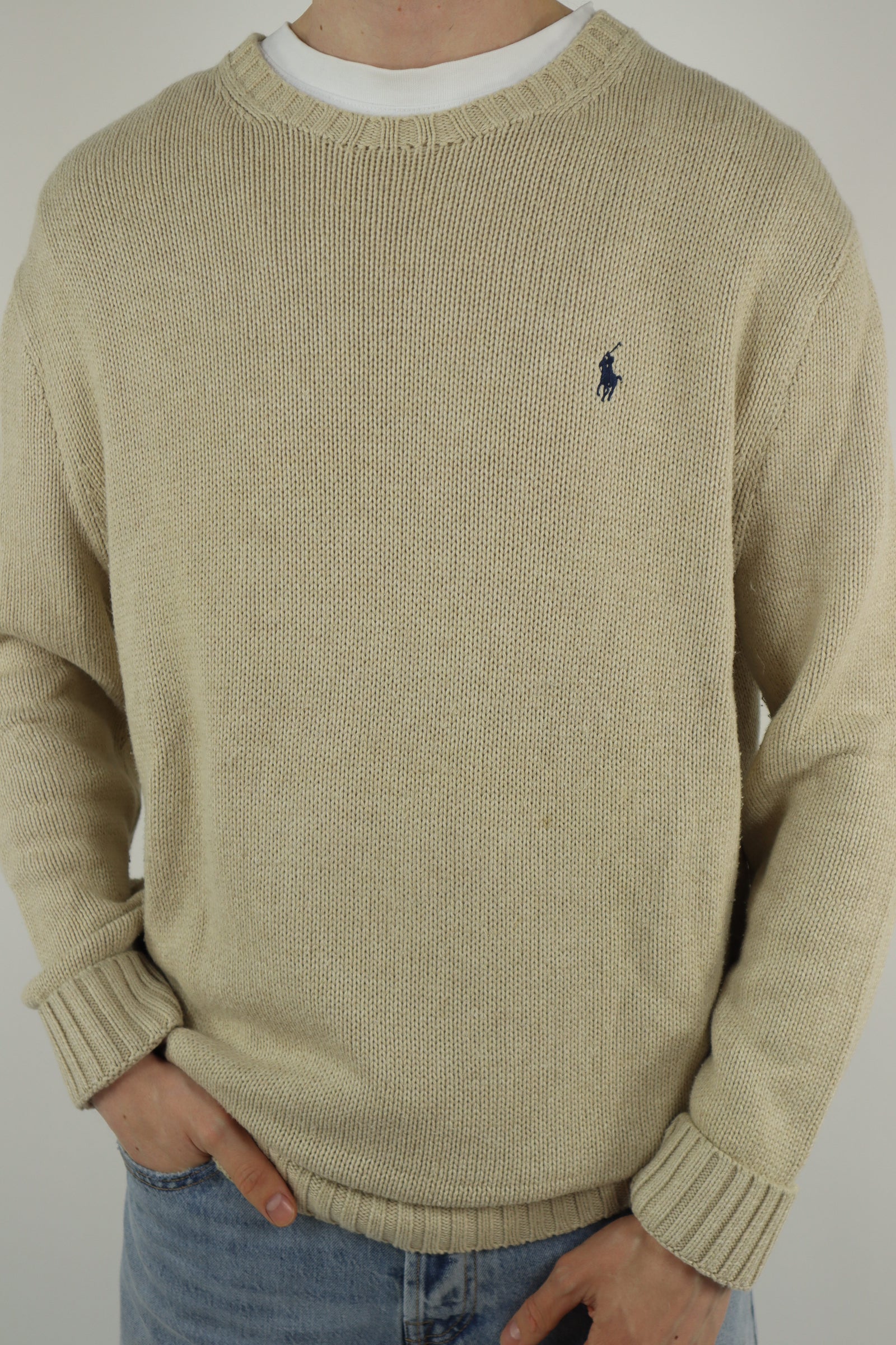 Ralph Lauren trui met ronde hals - L