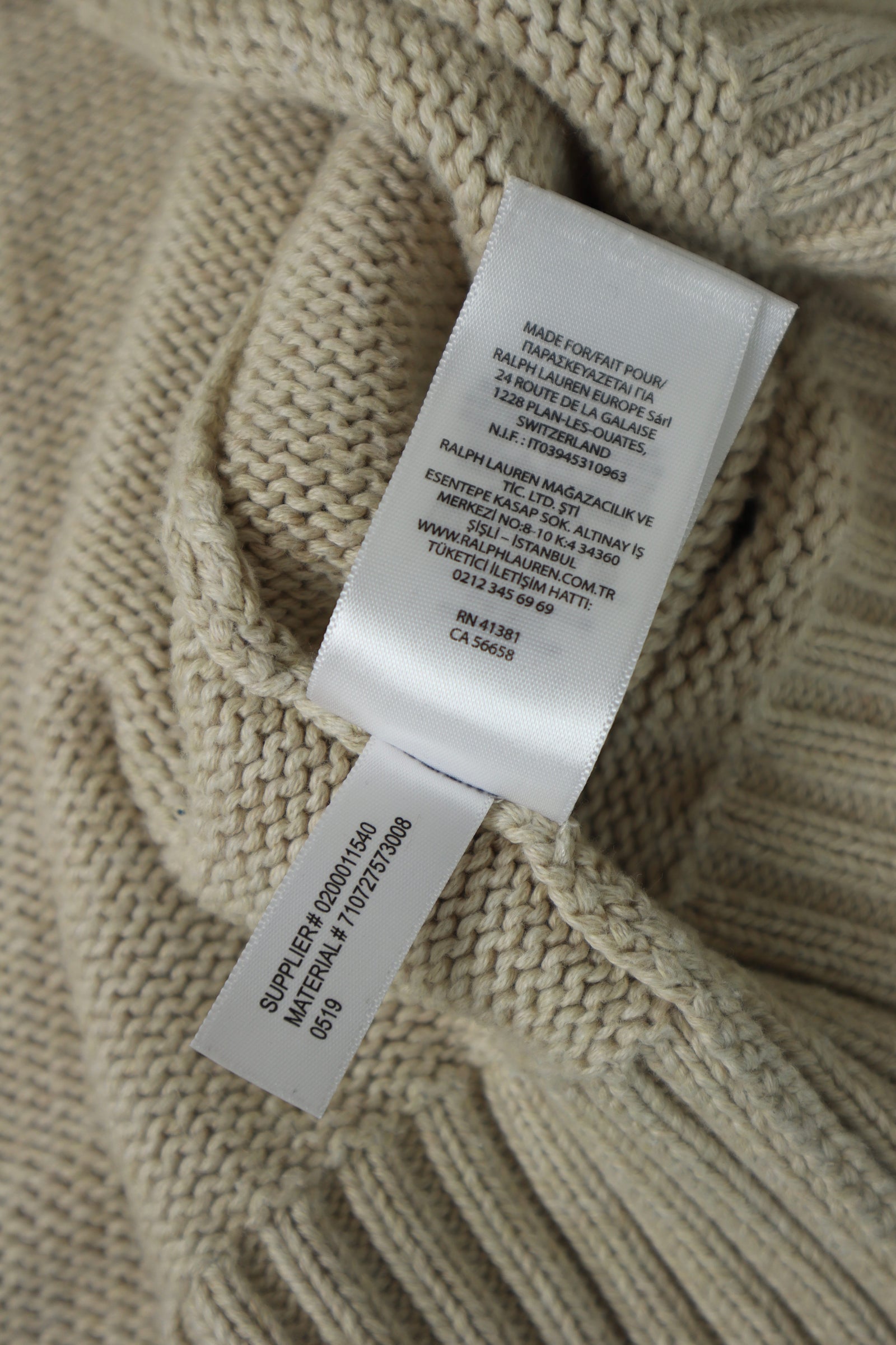 Ralph Lauren trui met ronde hals - L